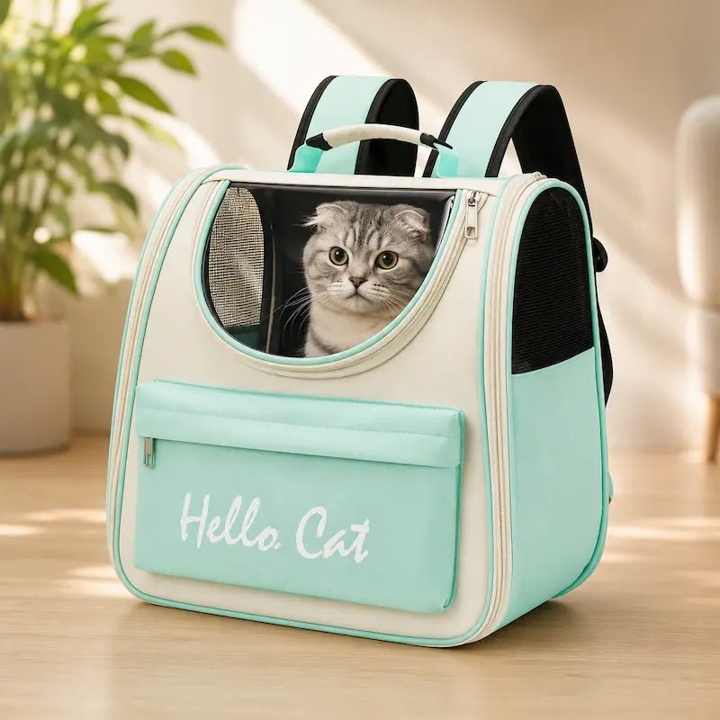 Sac à dos cartable chat - respirant & sûr | Hello Cat
