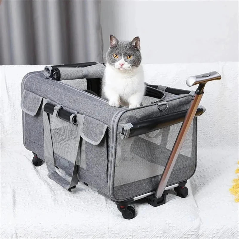 Sac de transport à roulettes pour chat - Zéro effort | RollCat